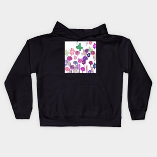 Floral Garden Print Cute Spring & Summer Home Decor & Gifts Kids Hoodie